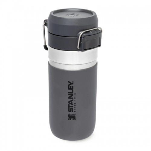 Stanley Termopudele The Quick Flip Water Bottle Go 0,47L tumši pelēka image 1