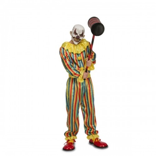 Costume for Adults My Other Me Evil Male Clown (3 Pieces) image 1