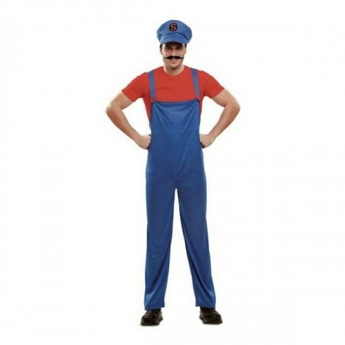 Costume for Adults My Other Me Plumber Red (3 Pieces) image 1