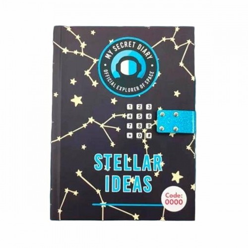 Dienasgrāmata ar slepeno kodu Roymart Stellar Ideas 15 x 20,5 x 3 cm image 1