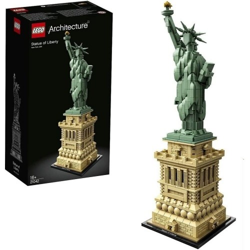 Celtniecības Komplekts Lego Architecture Statue of Liberty Set 21042 (Atjaunots A+) image 1