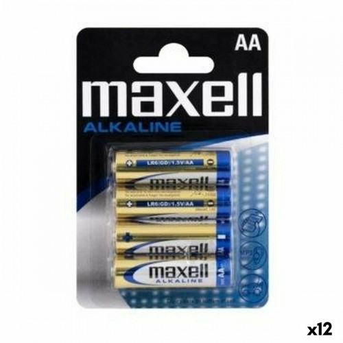 Щелочные батарейки Maxell LR06 (12 штук) image 1