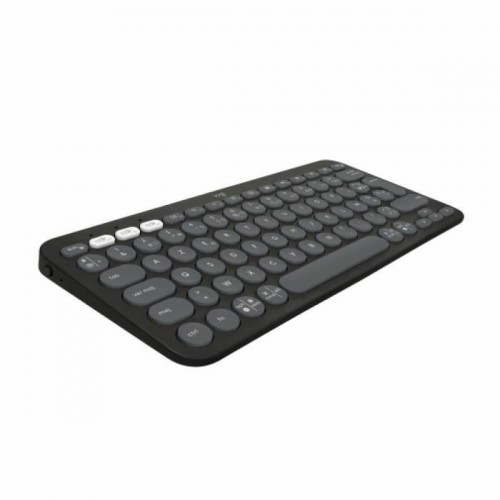 Bluetooth-клавиатура с подставкой для планшета Logitech K380 французский Серый Графитовый Темно-серый AZERTY image 1