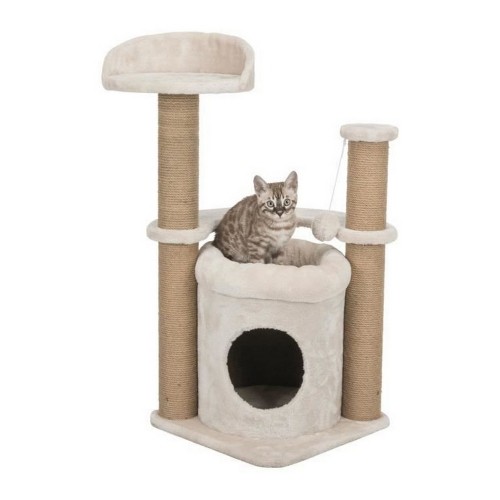 Scratching Post for Cats Trixie Nayra Beige Jute 83 cm image 1