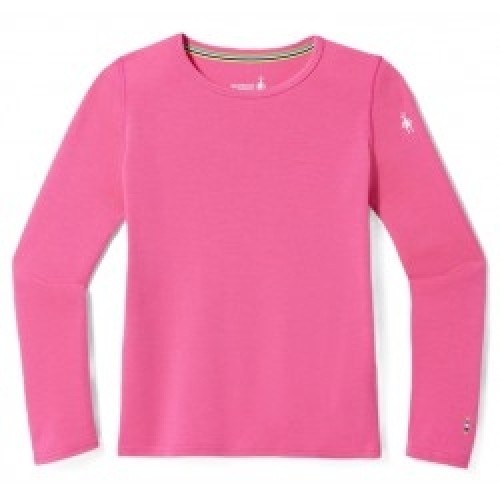 Smartwool Termo krekls Kids CLASSIC Thermal Merino Base Layer Crew XXS Power Pink image 1