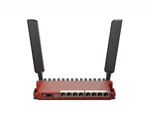 Wireless Router|MIKROTIK|Wireless Router|Wi-Fi 6|IEEE 802.11ax|USB 3.0|8x10/100/1000M|1xSPF|Number of antennas 2|L009UIGS-2HAXD-IN image 1