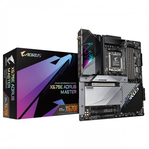 Mātesplate Gigabyte X670E AORUS MASTER Intel Wi-Fi 6 AMD AMD X670 AMD AM5 image 1