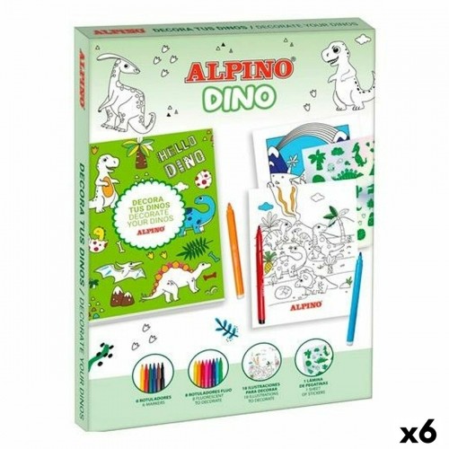 Задание для ручных действий Alpino Dino (6 штук) image 1