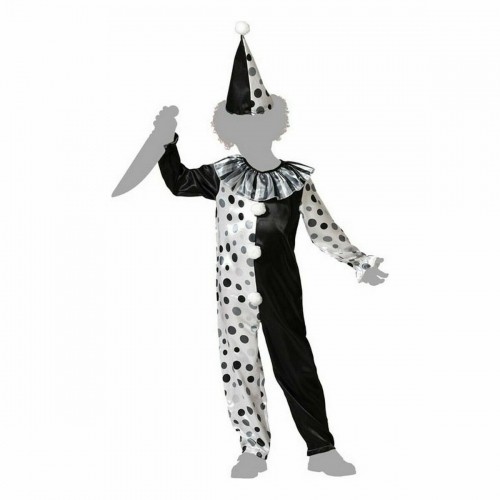 Costume for Children Grey Male Clown Children's image 1