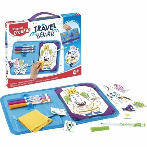 Drawing Set Maped Travel Board 20 Pieces image 1