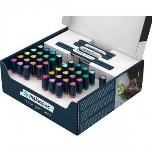 Set of Felt Tip Pens Schneider PAINT-IT 040 Multicolour 52 Pieces image 1