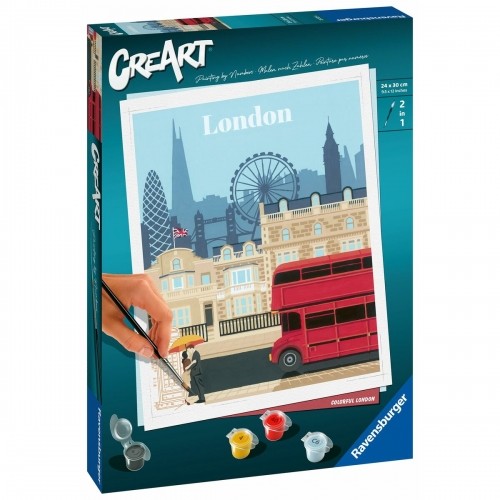 Paint by Numbers Set Ravensburger London image 1