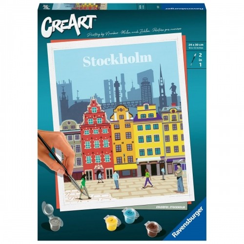 Paint by Numbers Set Ravensburger Stockholm image 1