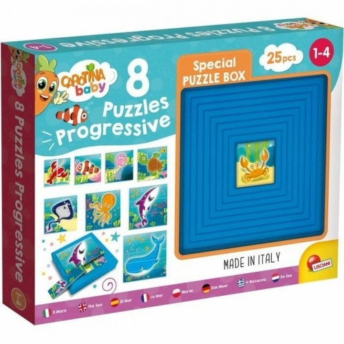 Puzle un domino komplekts Lisciani Giochi Carotina baby dzīvnieki image 1