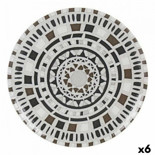 Flat Plate La Mediterránea Barroc Porcelain (6 Units) (Ø 26 cm) image 1