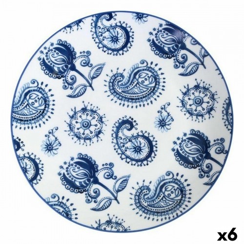 Flat Plate Santa Clara Porcelain Ø 27 cm (6 Units) image 1