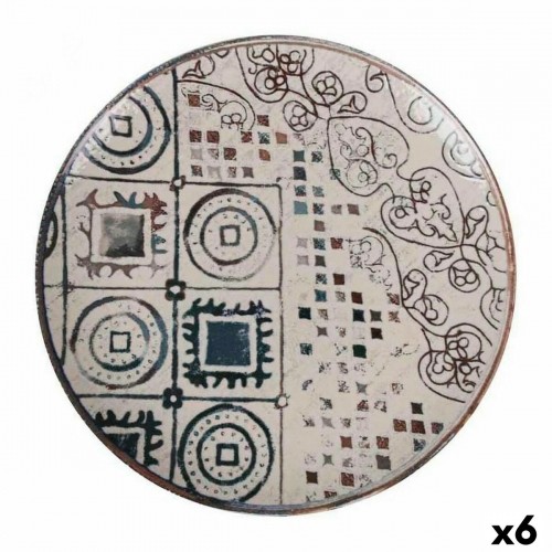 Flat Plate La Mediterránea Grecia Porcelain (6 Units) image 1