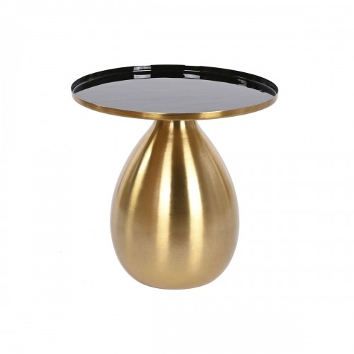 Side table DKD Home Decor Black Golden Metal 40 x 40 x 52 cm image 1