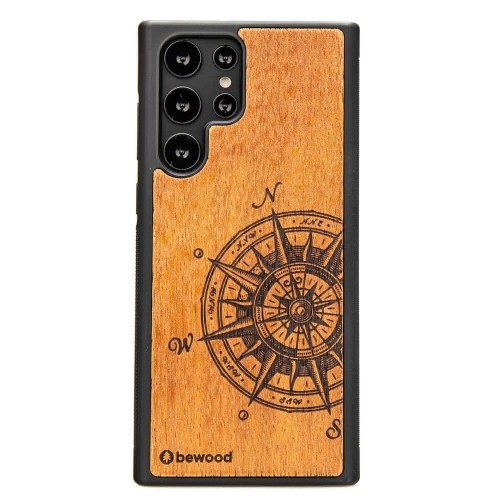 Wooden case for Samsung Galaxy S22 Ultra Bewood Traveler Merbau image 1