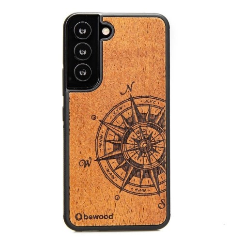 Wooden case for Samsung Galaxy S22 Bewood Traveler Merbau image 1