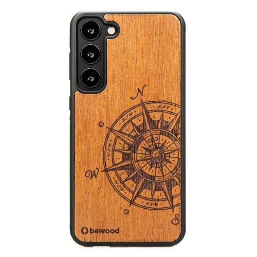 Wooden case for Samsung Galaxy S23 Plus Bewood Traveler Merbau image 1