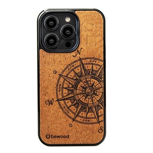 Apple Wooden case for iPhone 14 Pro Bewood Traveler Merbau image 1