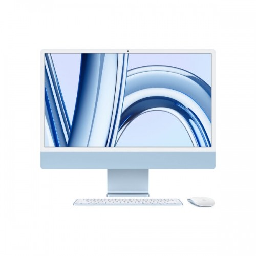 Apple iMac MQRR3D/A Blau - 61cm(24‘‘) M3 8-Core Chip, 8-Core GPU, 8GB Ram, 512GB SSD image 1