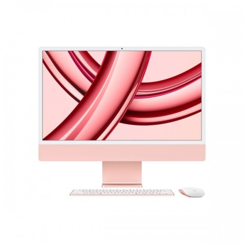 Apple iMac MQRD3D/A Rose - 61cm(24‘‘) M3 8-Core Chip, 8-Core GPU, 8GB Ram, 256GB SSD image 1