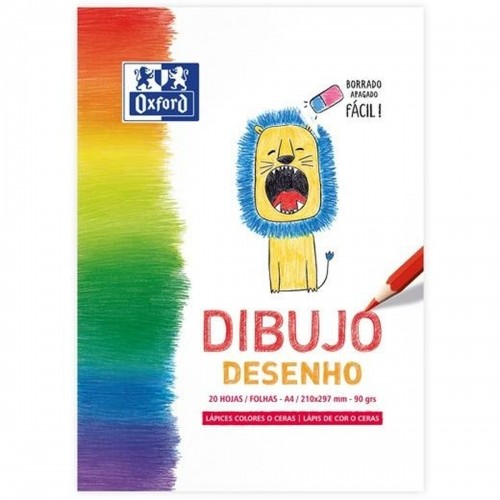 Drawing Pad Oxford A4 20 Sheets (5 Units) image 1