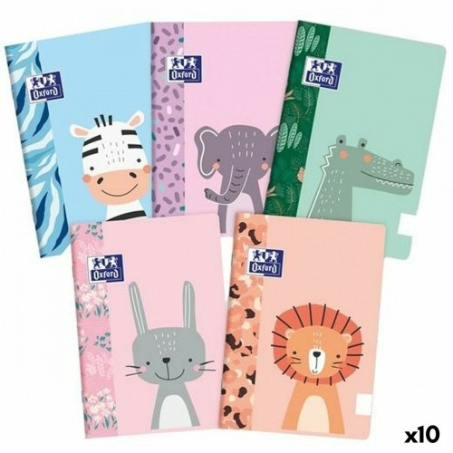Notebook Oxford Animal Besties Multicolour A5 32 leaves (10 Units) image 1