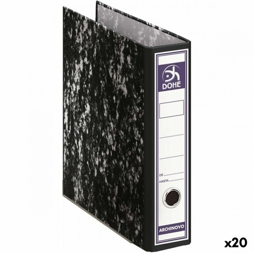 Рычажный картотечный шкаф DOHE 28,2 x 31,8 x 7,5 cm Чёрный (20 штук) image 1