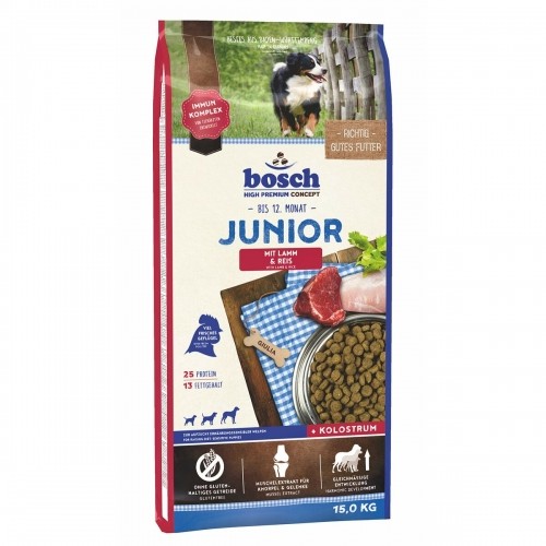 Fodder BOSCH   Kid/Junior Lamb Rice 15 kg image 1