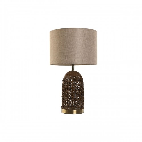Настольная лампа Home ESPRIT Коричневый Бежевый Позолоченный 50 W 220 V 33 x 33 x 56 cm image 1