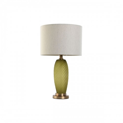 Desk lamp Home ESPRIT Green Beige Golden Crystal 50 W 220 V 36 x 36 x 61 cm image 1