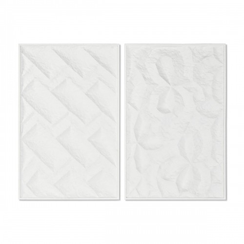 Painting Home ESPRIT Modern With relief 58,5 x 4 x 92,5 cm (2 Units) image 1