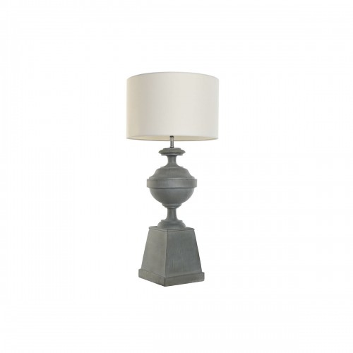 Galda lampa Home ESPRIT Balts Pelēks Sveķi 35,5 x 35,5 x 79 cm image 1