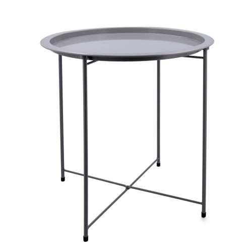 Side table Vinthera Moa Steel 47 x 50 cm Grey Metal image 1
