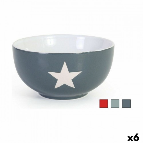 Bowl Home Style Star 525 ml Ceramic (6 Units) image 1