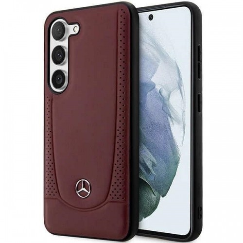 Mercedes MEHCS23MARMRE S23+ S916 czerwony|red hardcase Leather Urban Bengale image 1