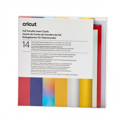 Трансферные листы для режущего плоттера Cricut FOIL image 1