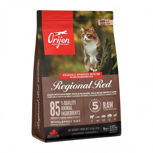 Корм для котов Orijen Regional Red Для взрослых Телятина Мясо ягненка Говядина 1,8 kg image 1