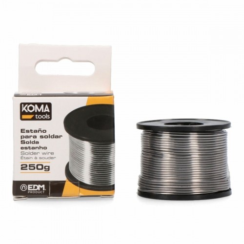 Tin wire for soldering Koma Tools бобина 1 mm 250 g image 1