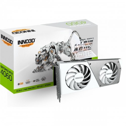 Grafikas Karte INNO3D N40602-08D6X-173051W 8 GB GDDR6 Geforce RTX 4060 GDDR6 image 1