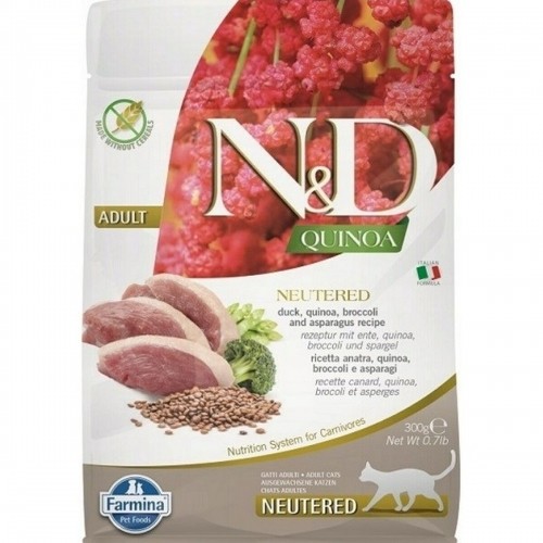 Cat food Farmina N&D Quinoa Adult Duck Broccoli 300 g image 1