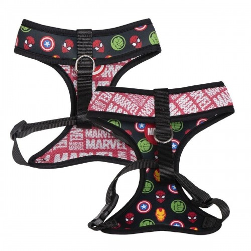 Dog Harness Marvel Reversible Red XS image 1
