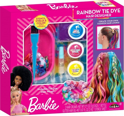 BARBIE Комплект "Rainbow Tie-Dye Hair Designer" image 1