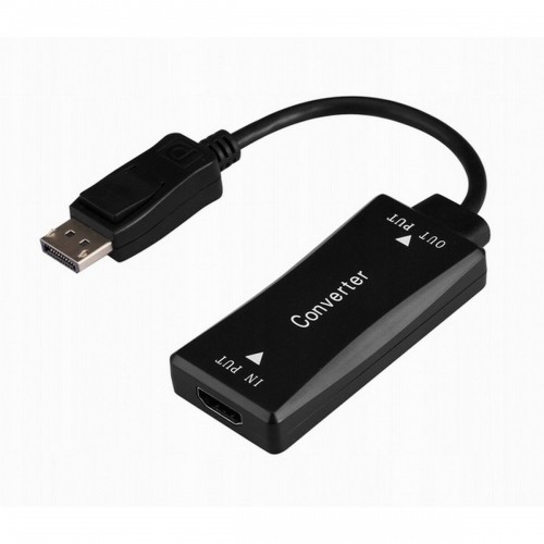 Адаптер для DisplayPort на HDMI GEMBIRD A-HDMIF30-DPM-01 Чёрный 15 cm image 1