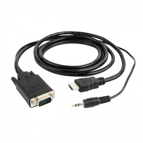 VGA to HDMI Adapter with Audio GEMBIRD A-HDMI-VGA-03-10 Black 3 m image 1