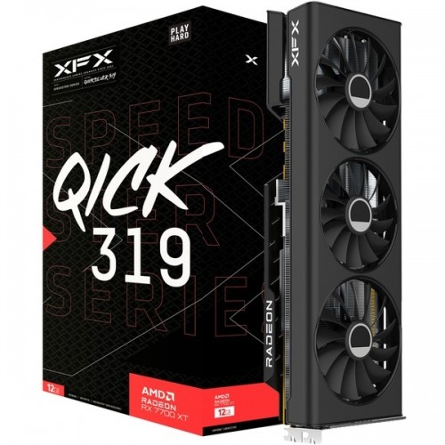 XFX Radeon RX 7700 XT SPEEDSTER QICK319 BLACK Gaming, Grafikkarte image 1