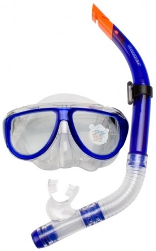 Mask and snorkel set WAIMEA 88DI Cobalt blue image 1